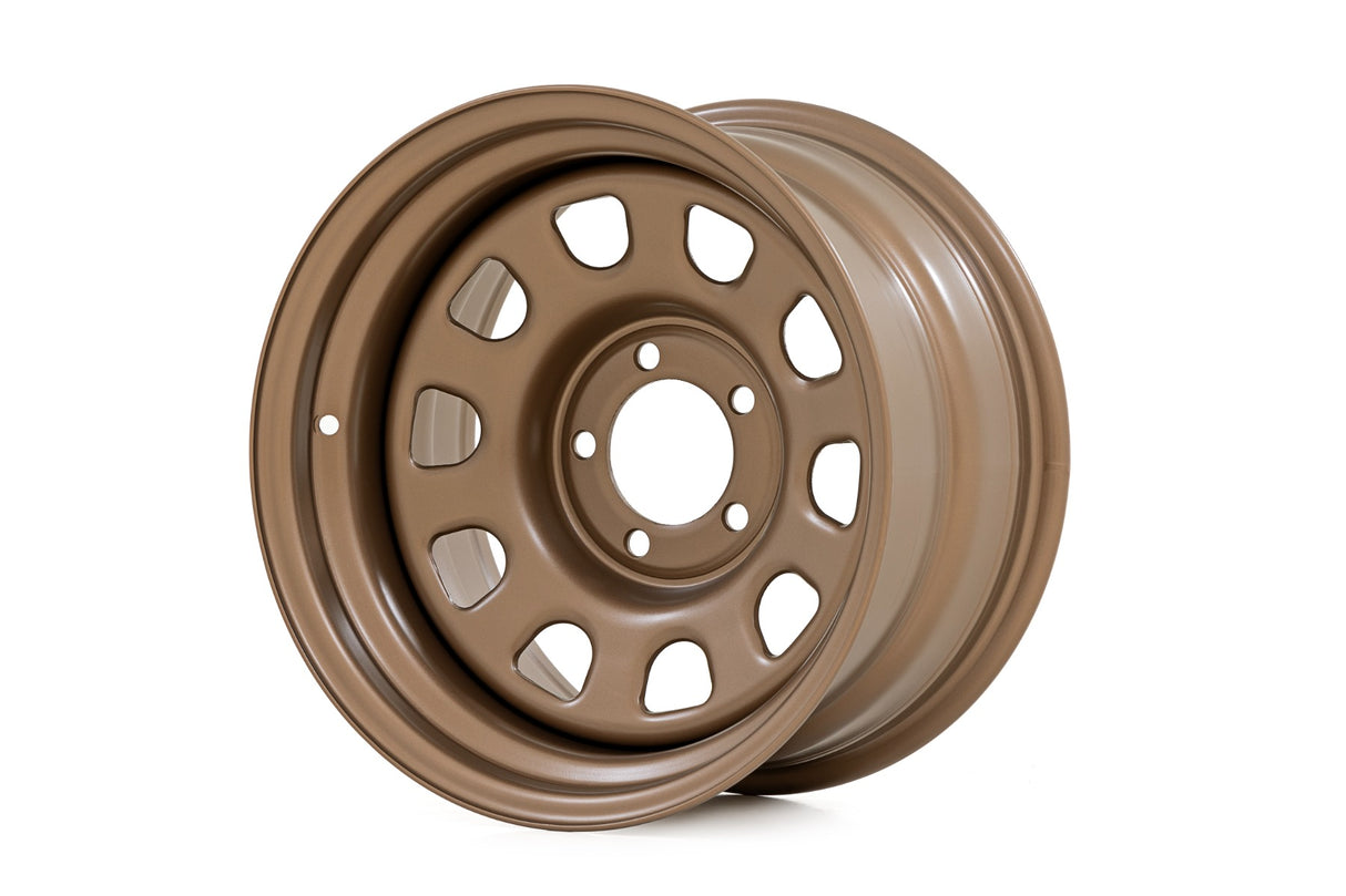 Steel Wheel Bronze 15x8 5x4.5 3.30 Bore -19 Rough Country