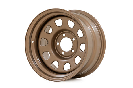 Steel Wheel Bronze 15x8 5x4.5 3.30 Bore -19 Rough Country
