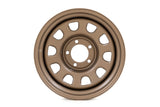 Steel Wheel Bronze 15x8 5x4.5 3.30 Bore -19 Rough Country