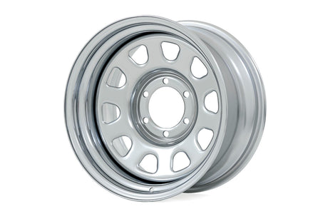 Steel Wheel Chrome 15x8 5x4.5 3.30 Bore -19 Rough Country