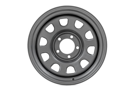 Steel Wheel Gray 15x8 5x4.5 3.30 Bore -19 Rough Country