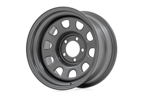 Steel Wheel Gray 15x10 5x4.5 3.30 Bore -39 Rough Country
