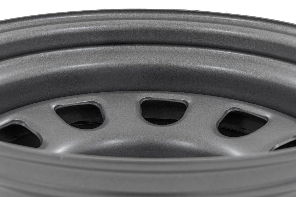Steel Wheel Gray 15x10 5x4.5 3.30 Bore -39 Rough Country
