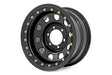 Steel Simulated Bead Lock Wheel Black 15x10 5x4.5 3.30 Bore -39 Rough Country