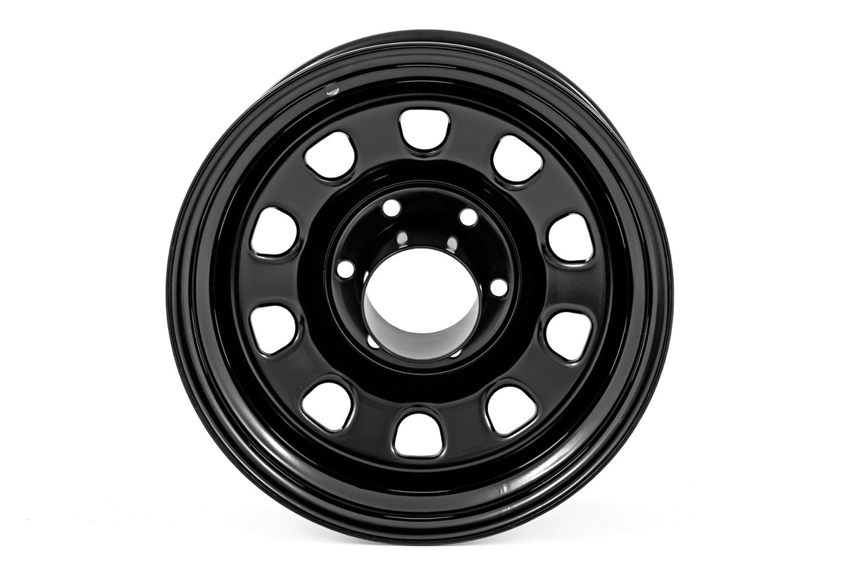 Steel Wheel Black 15x10 5x4.5 3.30 Bore -39 Rough Country