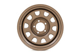 Steel Wheel Bronze 17x9 5x5 3.30 Bore -12 Rough Country