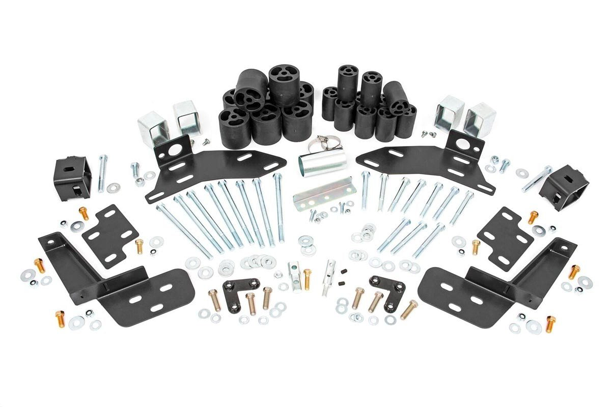 Body Lift Bumper Brackets FR & RR 3 Inch Lift Chevy C1500/K1500 Truck (88-94) Rough Country