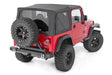 Soft Top Replacement Black Half Doors Jeep Wrangler YJ 4WD (87-95) Rough Country