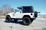 Soft Top Replacement Black Full Doors Jeep Wrangler TJ 4WD (97-06) Rough Country