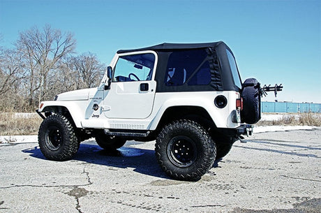 Soft Top Replacement Black Full Doors Jeep Wrangler TJ 4WD (97-06) Rough Country
