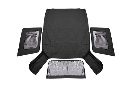 Soft Top Replacement Black 2 Door Jeep Wrangler JK 4WD (2007-2009) Rough Country