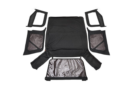 Soft Top Replacement Black Half Doors Jeep Wrangler TJ 4WD (97-06) Rough Country