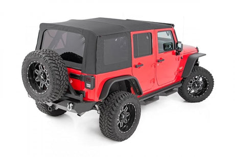 Soft Top Replacement Black 2 Door Jeep Wrangler JK 4WD (2010-2018) Rough Country