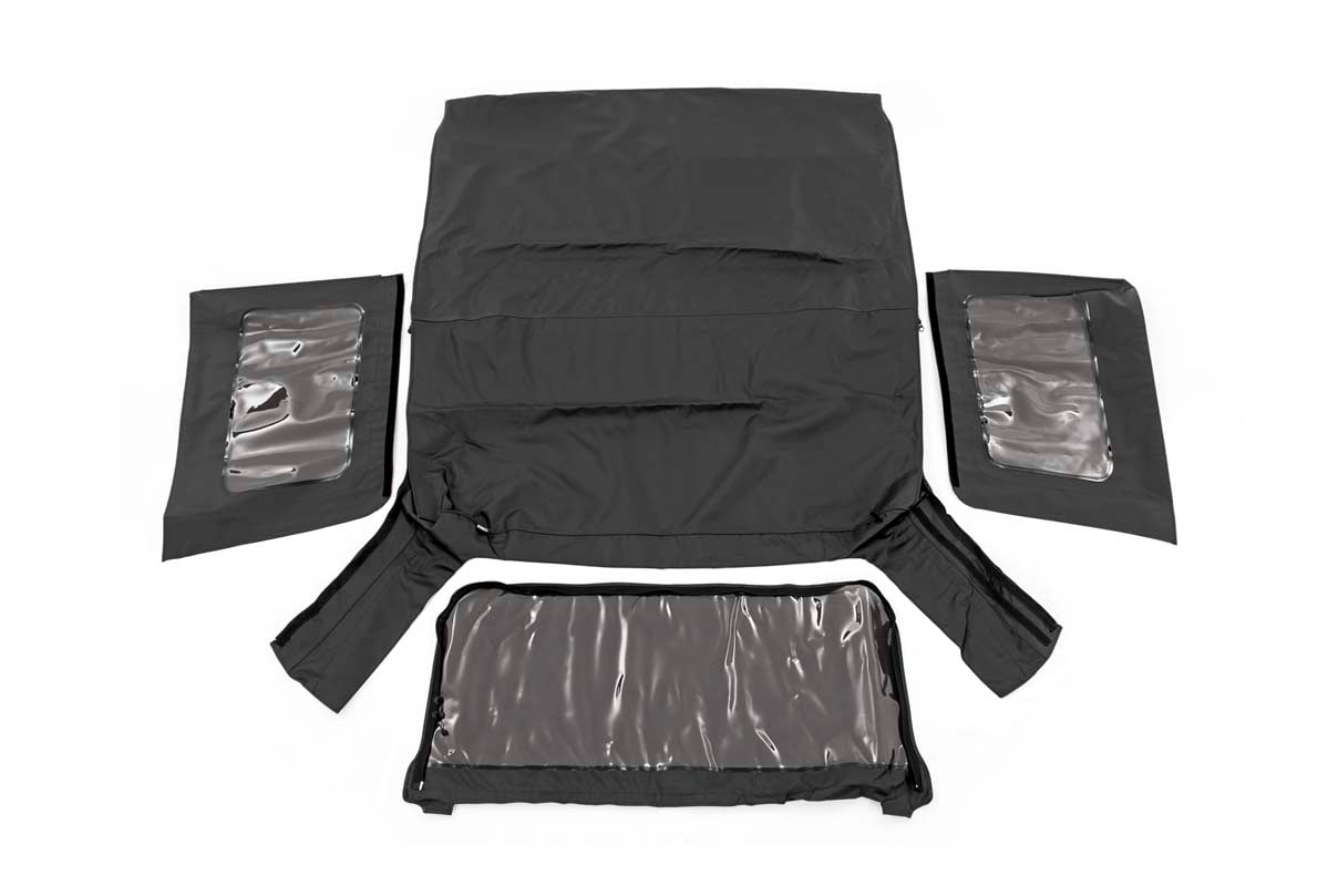 Soft Top Replacement Black 2 Door Jeep Wrangler JK 4WD (2010-2018) Rough Country