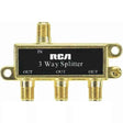 RCA 3-way Coaxial Cable TV Splitter VH48R TekShack