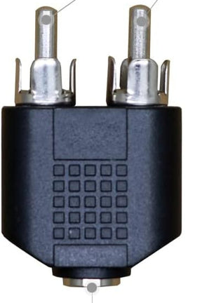 RCA Male to 3.5mm Female Adapter TekShack