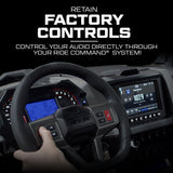 '20-'26 RZR® Pro Series Ride Command Front & Rear RCA Output + Speaker Wire & Remote | UTVS-PRO-RC-RCA-OUT UTV Stereo