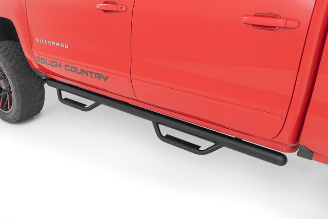 Nerf Steps Cab Length Crew Cab Silverado/Sierra 1500 (14-18 & Classic) Rough Country