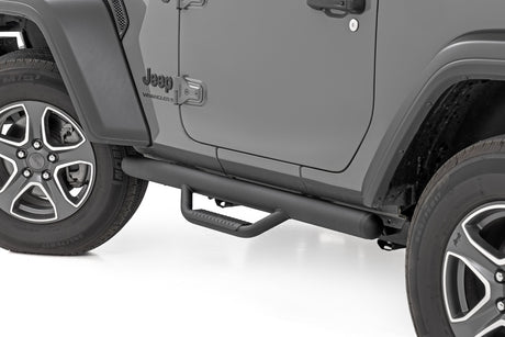 Nerf Steps Full Length 2 Door Jeep Wrangler JL 4WD (2018-2026) Rough Country