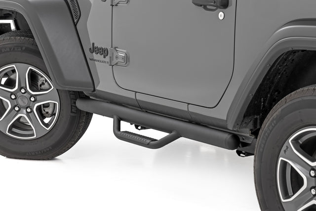 Nerf Steps Full Length 2 Door Jeep Wrangler JL 4WD (2018-2026) Rough Country