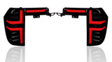 GMC 21-24 Yukon Denali & Yukon XL OLED Tail Lights with LED Startup Sequence & Red OLED Turn Signals - Smoked Lens