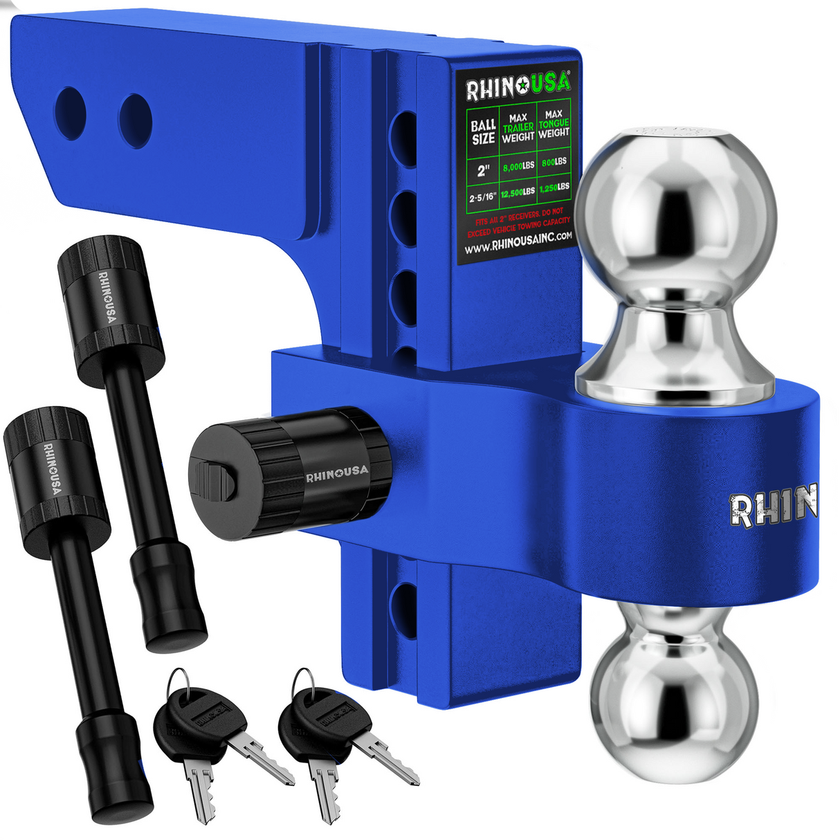 Adjustable Drop Hitch (2" Receivers)