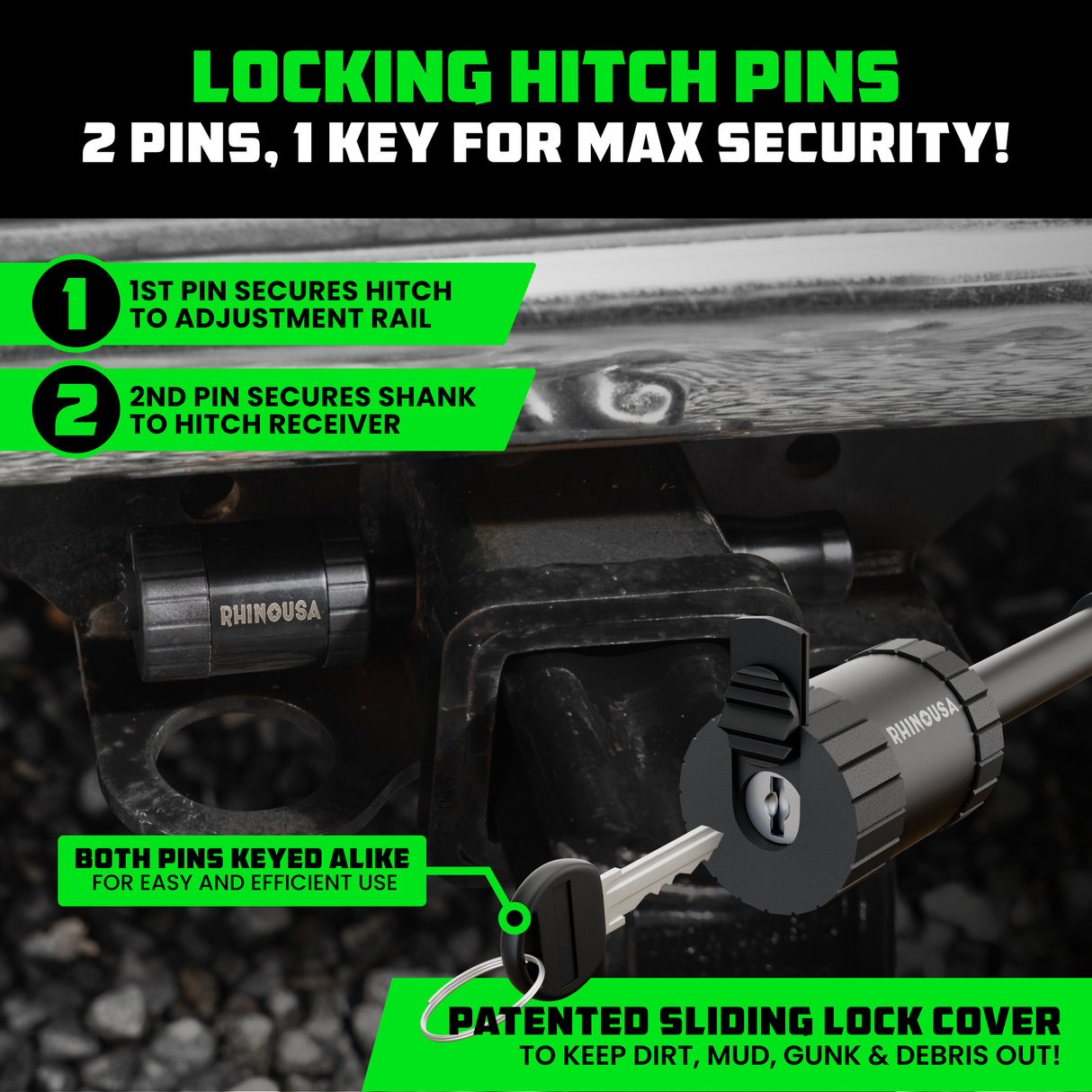 Adjustable Drop Hitch (2" Receivers)