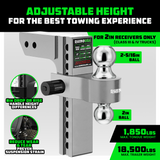 Adjustable Drop Hitch (2.5" Receivers)