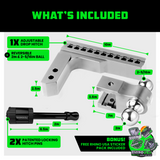 Adjustable Drop Hitch (2.5" Receivers)