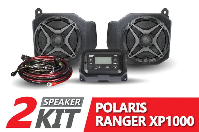 2018-2024 Polaris Ranger XP1000 2-Speaker SSV Works Audio System SSV Works