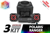2018-2024 Polaris Ranger XP1000 V-Spec 3-Speaker Audio System for Ride Command SSV Works
