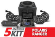 2018-2024 Polaris Ranger XP1000 A-Spec SSV Works 5-Speaker Audio System w/JVC SSV Works
