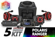 2018-2024 Polaris Ranger XP1000 V-Spec 5-Speaker Audio System w/JVC SSV Works