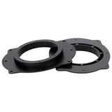 6" Toyota Multi Model Factory Opening to Aftermarket Speakers Adapter Kit (RING-PVC-A69-6), Sold in pairs Audiopipe