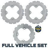 Polaris Sportsman 400/450/500/570/700/800 2007-2026 Ridge Rider Disc Brake Rotor Kit