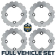 Polaris RZR 900/Trail 900/S4 900/4 900/S 900/S 1000/Trail S 1000 2014-2026 Ridge Rider Disc Brake Rotor Kit Traild