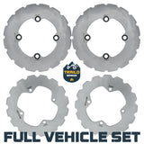 Polaris Ranger XP 1000 / XP Kinetic 2021-2027 Ridge Rider Disc Brake Rotor Kit Traild