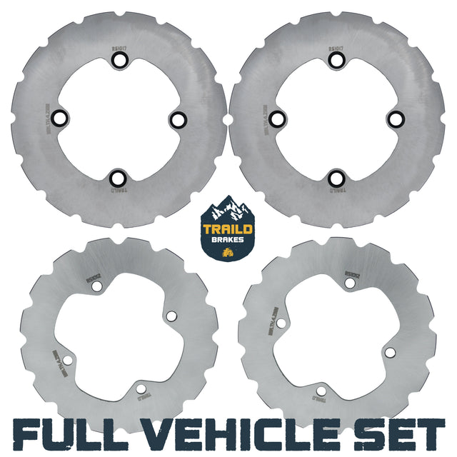 Polaris Ranger XP 1000 / XP Kinetic 2021-2027 Ridge Rider Disc Brake Rotor Kit Traild