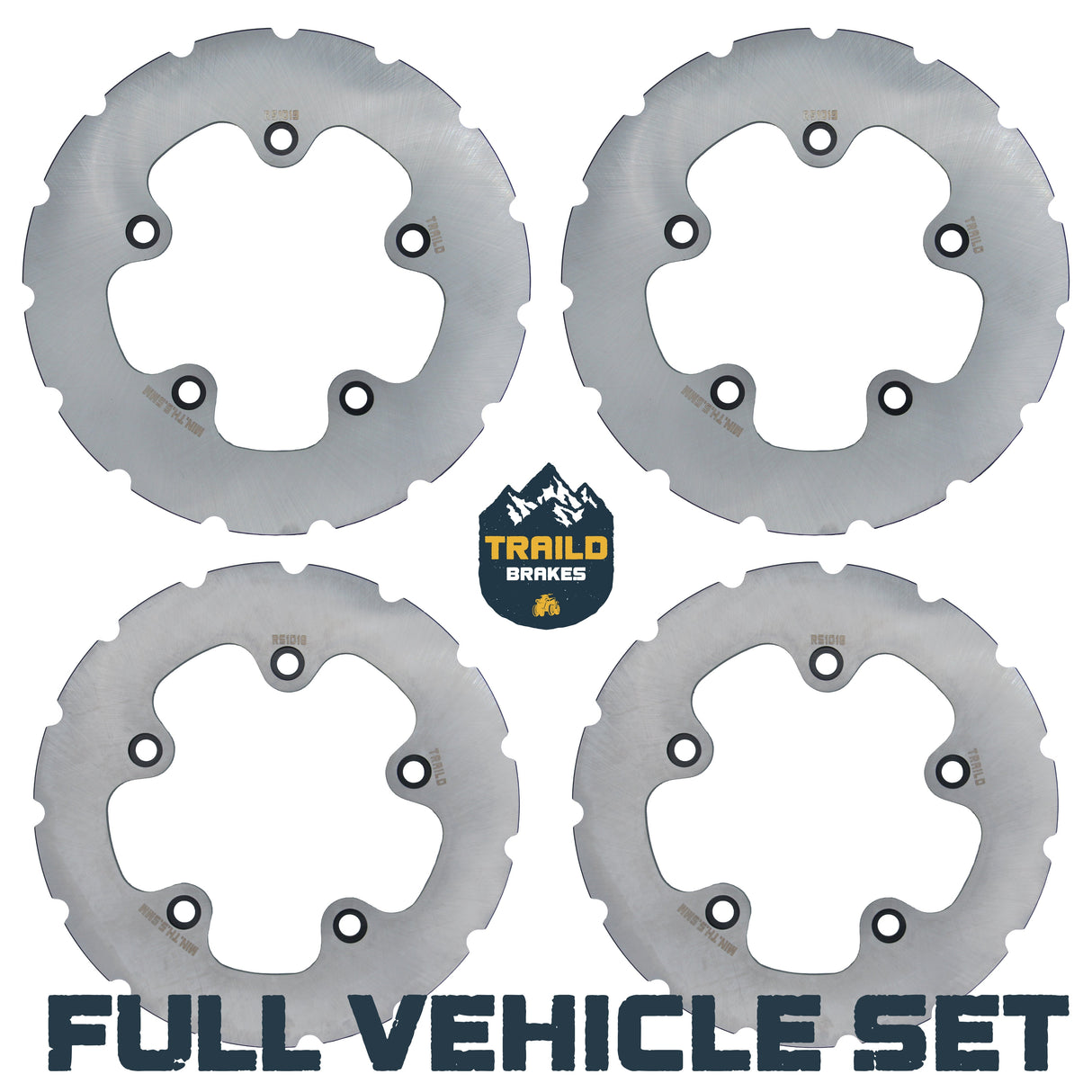 CFMoto U10 PRO/U10XL PRO 2025-2026 Ridge Rider Disc Brake Rotors Traild