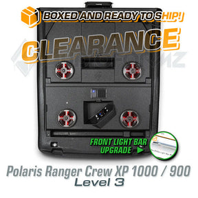 2013+ Polaris Ranger Crew XP 1000 / 900 LEVEL 3 Stereo Top with Light Bar  (4-Door) Polaris
