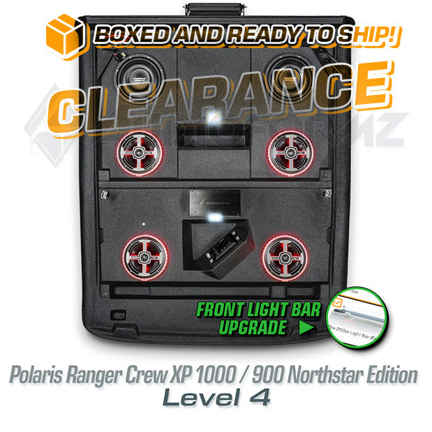 2019+ Polaris Ranger Crew Northstar/Cab XP 1000 / 900 LEVEL 4 Stereo Top with Light Bar (4-Door) Polaris