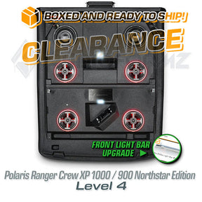 2019+ Polaris Ranger Crew Northstar/Cab XP 1000 / 900 LEVEL 4 Stereo Top with Light Bar (4-Door) Polaris