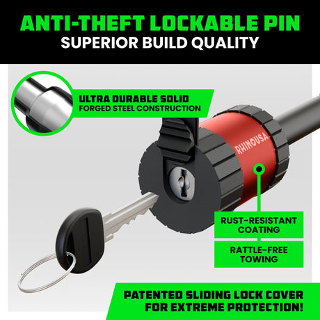 2" Locking Trailer Hitch Pin