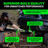 20' Tow Strap & D-Ring Shackle Set Combo