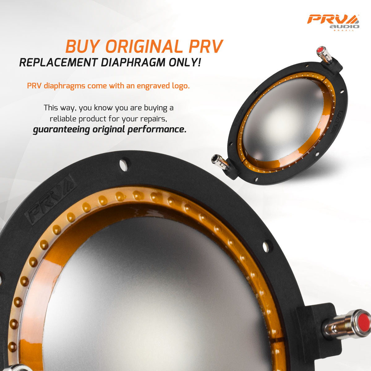 PRV Audio RPD4600TiH-Nd Replacement Diaphragm for Compression Driver