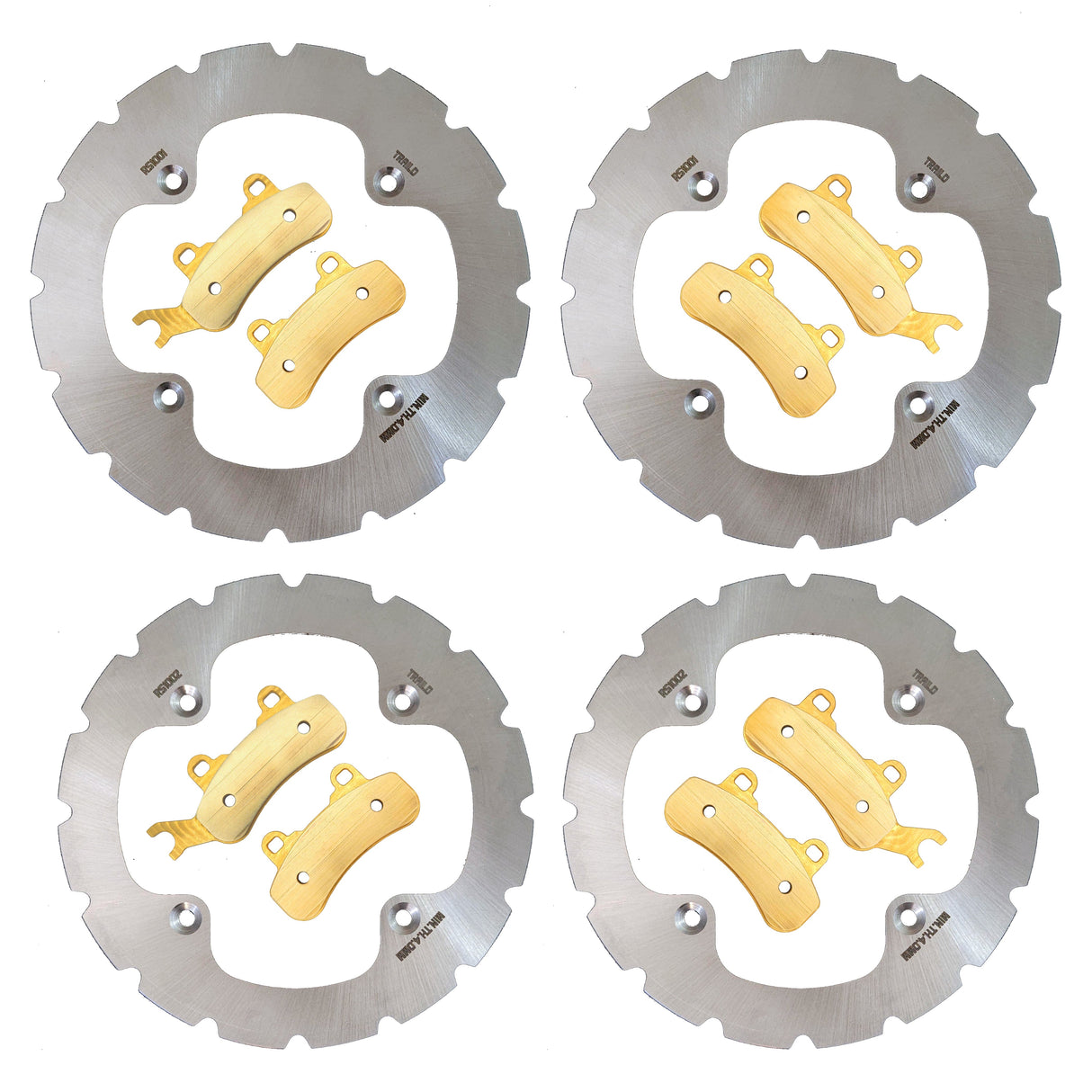 Can-Am Commander/Commander MAX 1000R/700 2021-2026 Ridge Rider Rotor and Pad Kit Traild