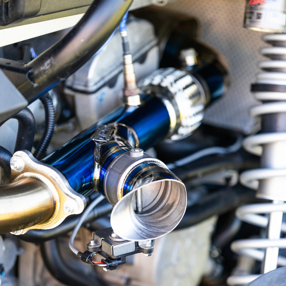 RPM Polaris RZR TITANIUM E-Valve 3" Electronic Dump Valve Exhaust - XPT, Pro XP, Pro S, Turbo R, Turbo S
