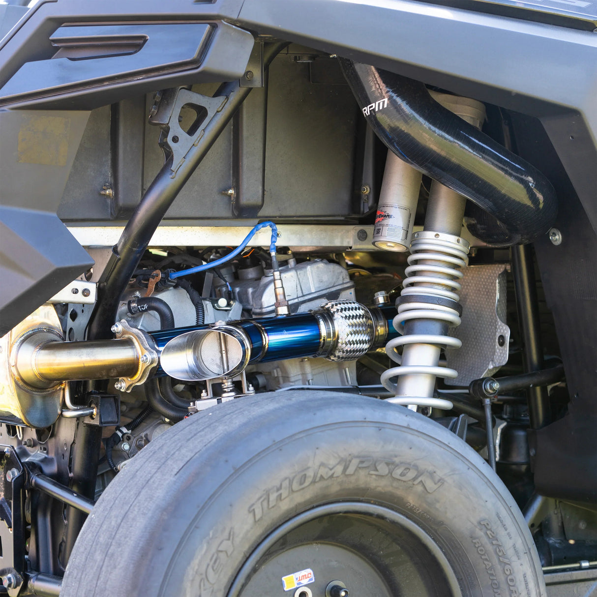 RPM Polaris RZR TITANIUM E-Valve 3" Electronic Dump Valve Exhaust - XPT, Pro XP, Pro S, Turbo R, Turbo S