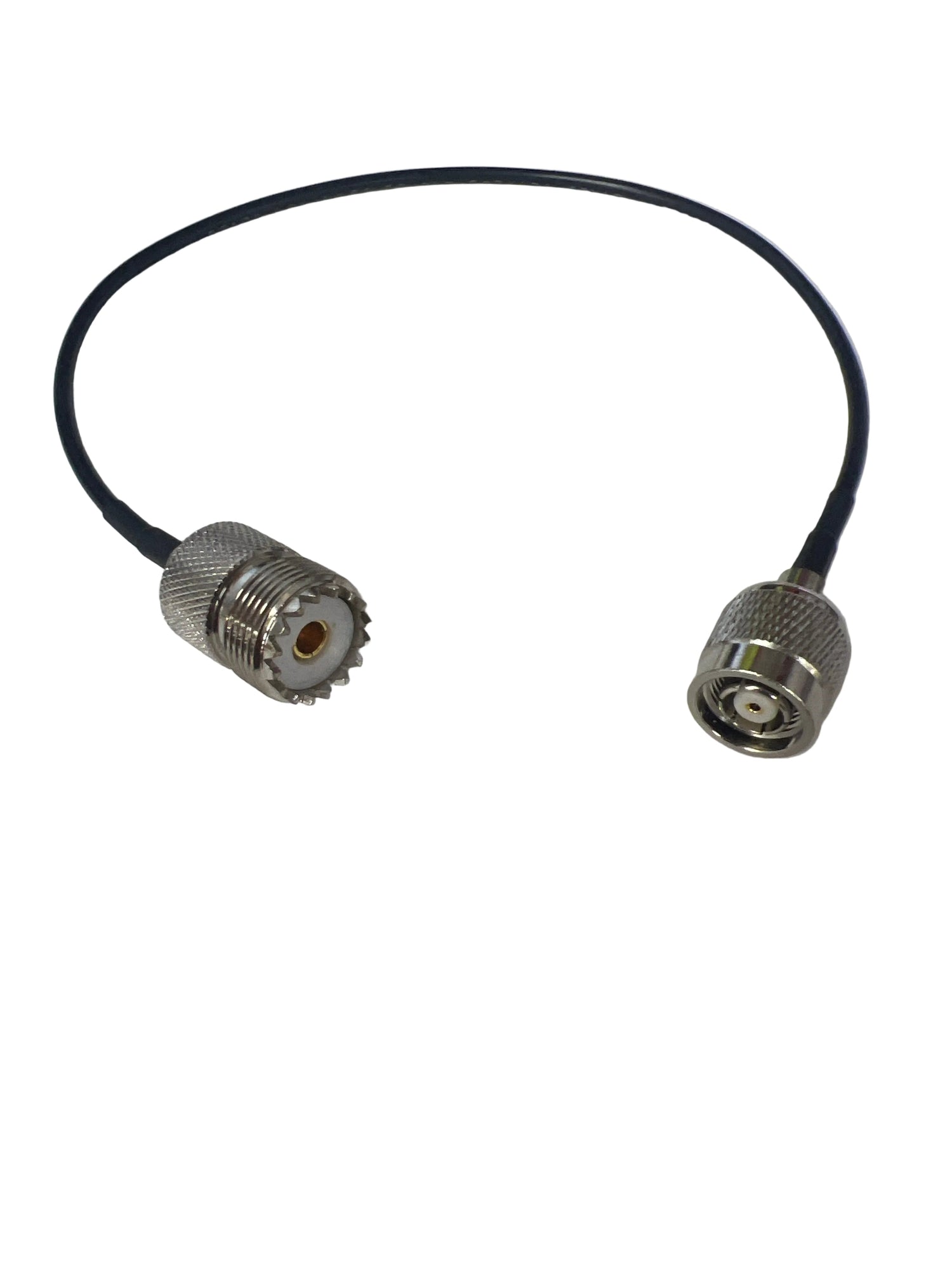 RP TNC male to UHF SO239 female pigtail cable RG174 12 Inch TekShack