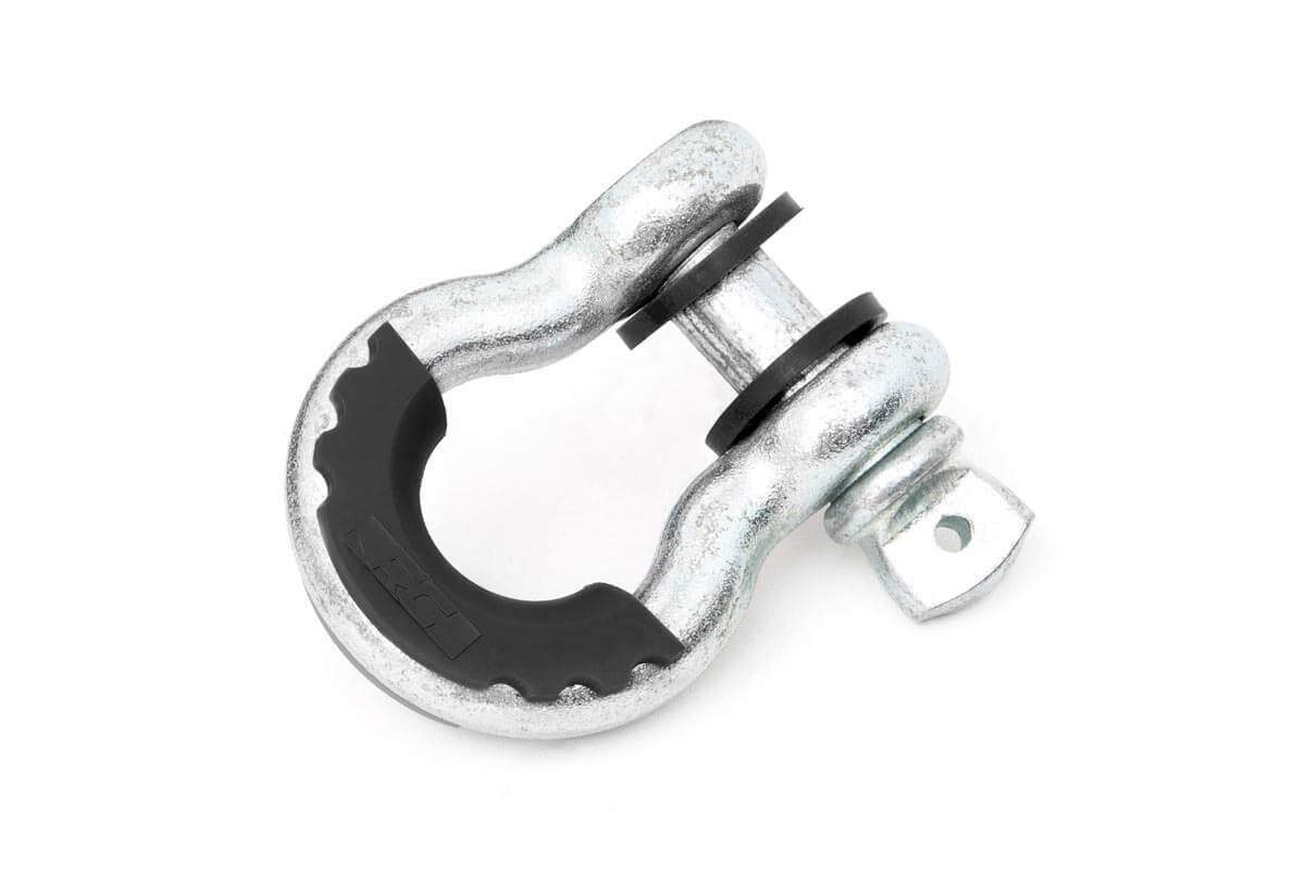 D-Ring Isolator Kit Pair Black Rough Country
